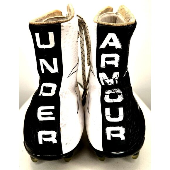 Under Armour Mens Football Cleats Highlight Clutchfit 1269693-001 Black Size 13 - Picture 7 of 12
